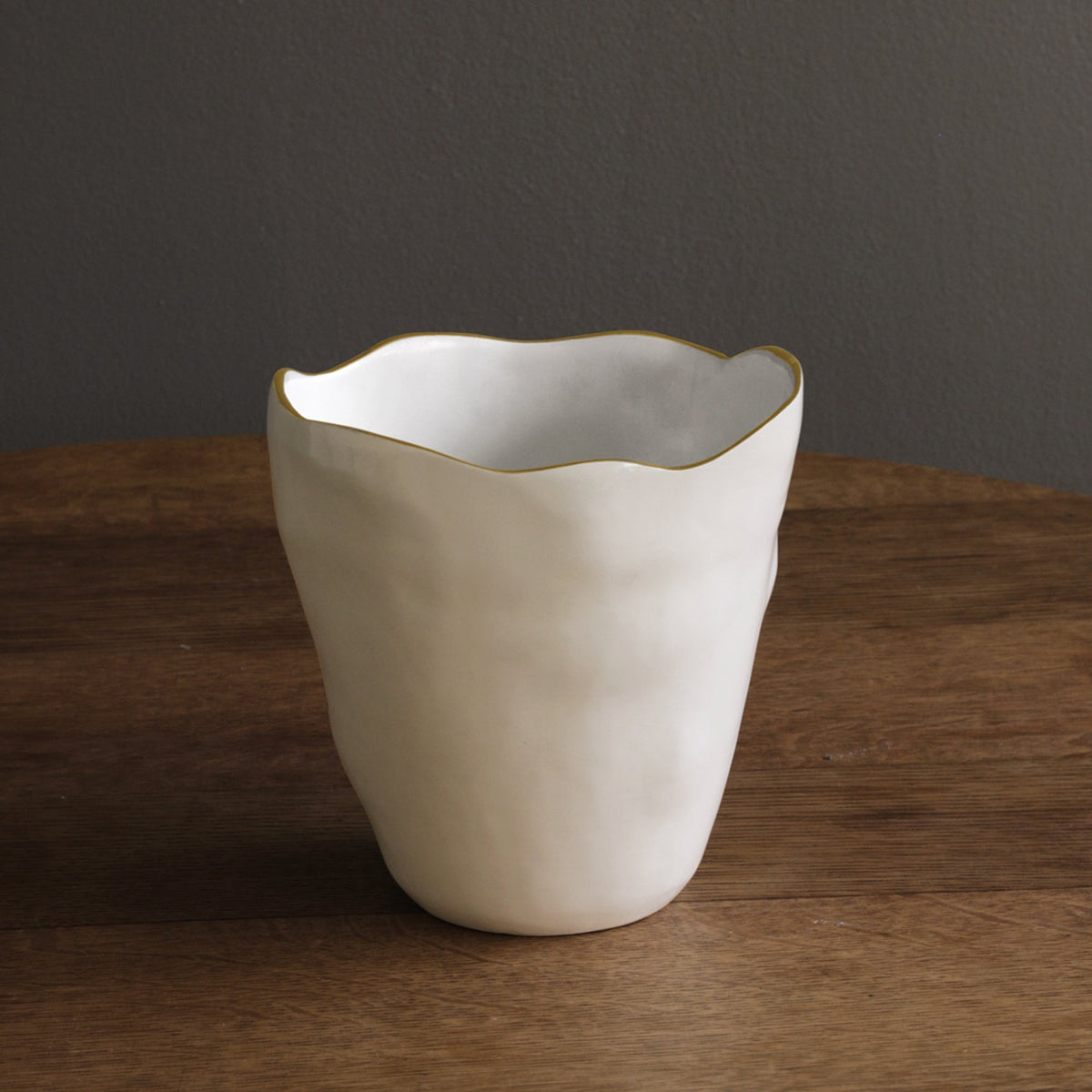 ENCANTO Soho Large Ice Bucket (Cream and White)