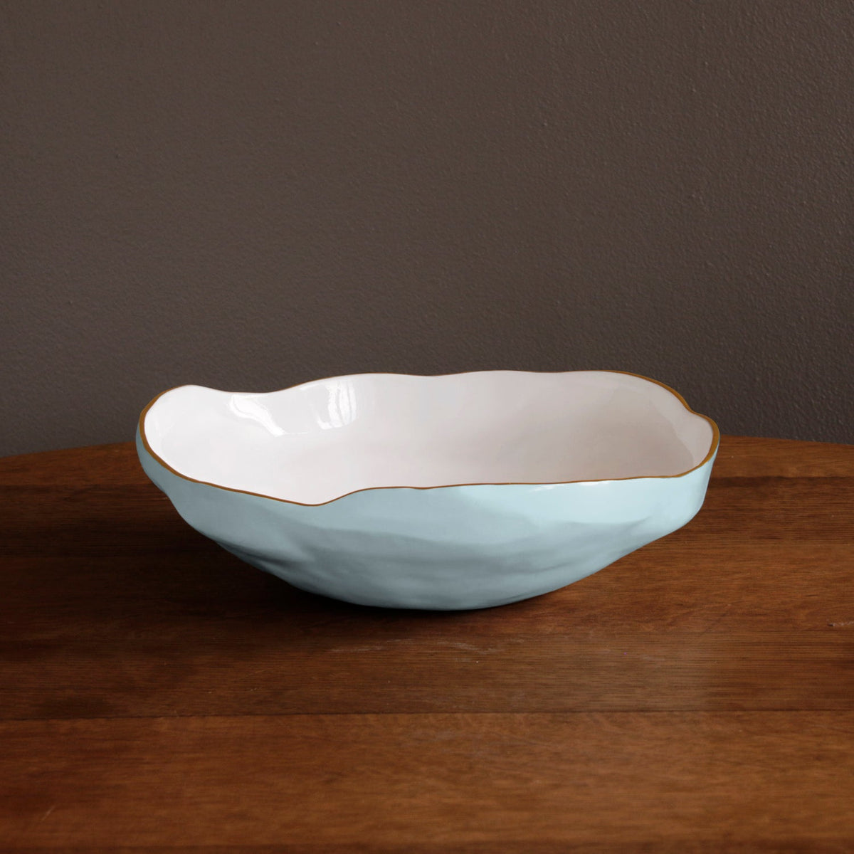 ENCANTO Nuevo Large Bowl (Sky Blue and White)