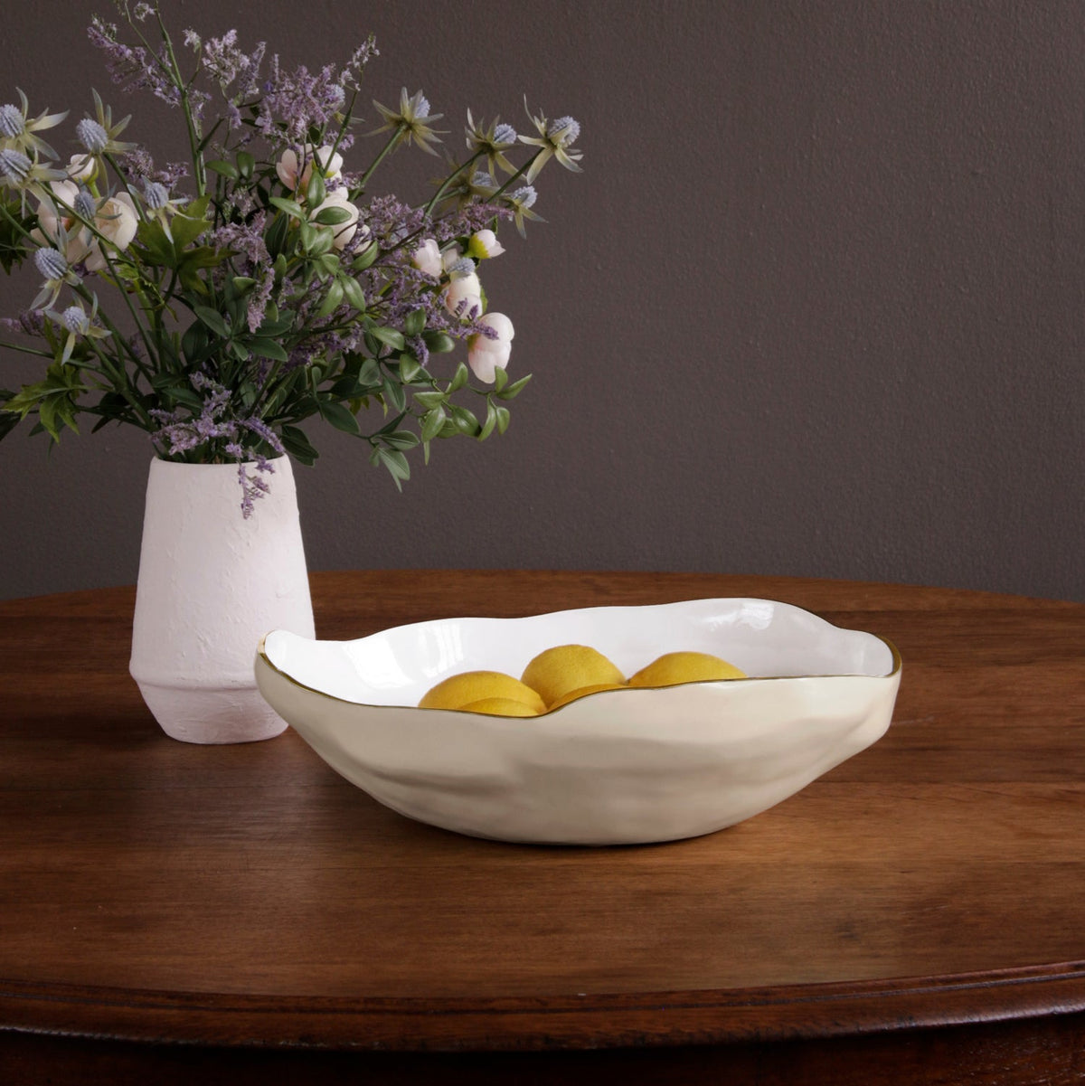 ENCANTO Nuevo Large Bowl (Cream and White)