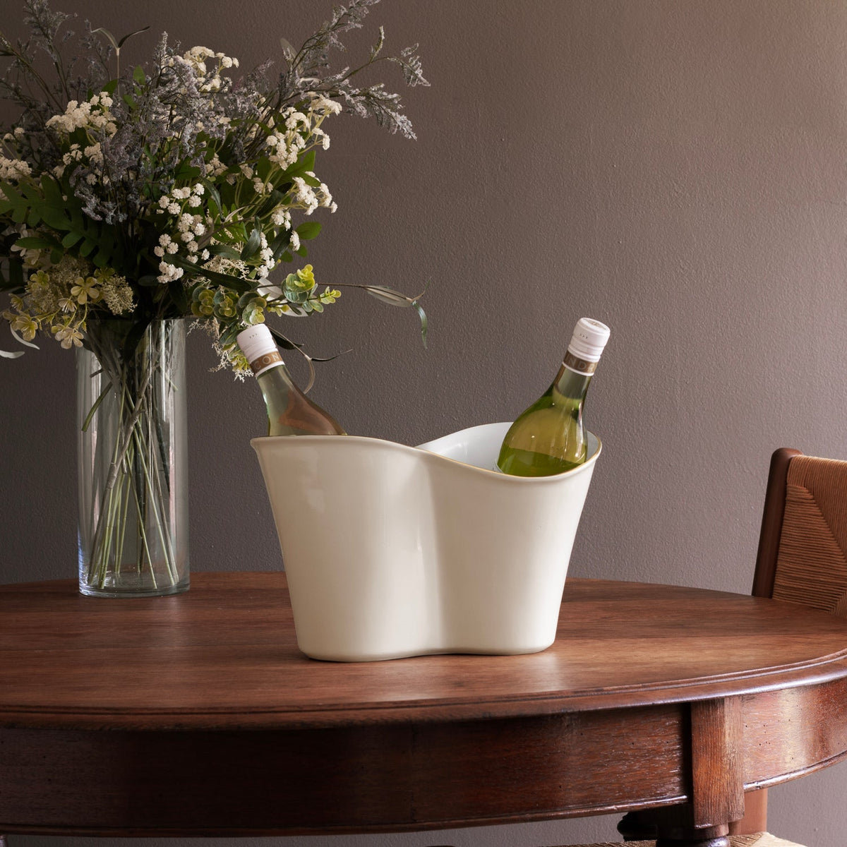 ENCANTO Double Ice Bucket (Cream and White)