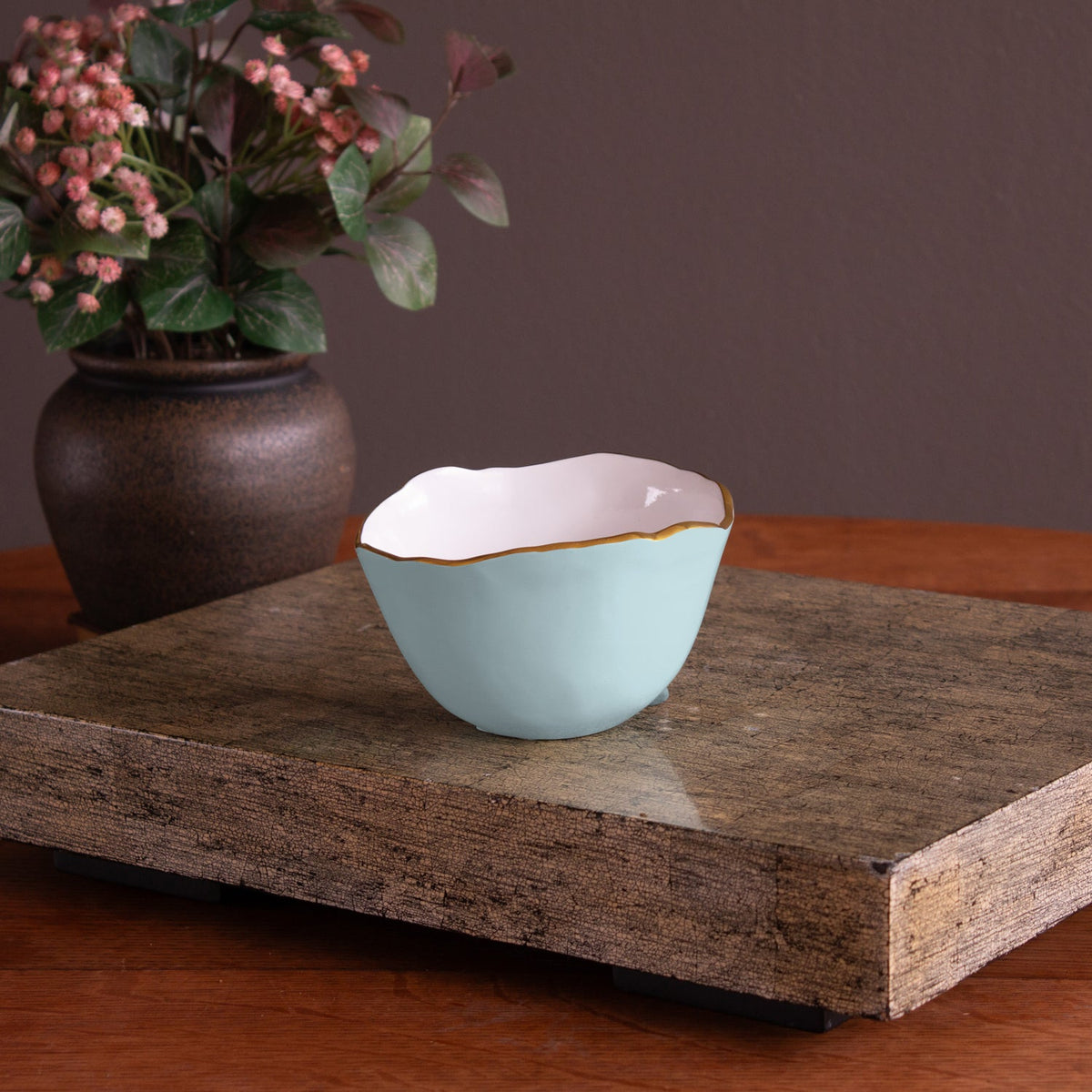 ENCANTO Osaka Small Bowl (Sky Blue and White)