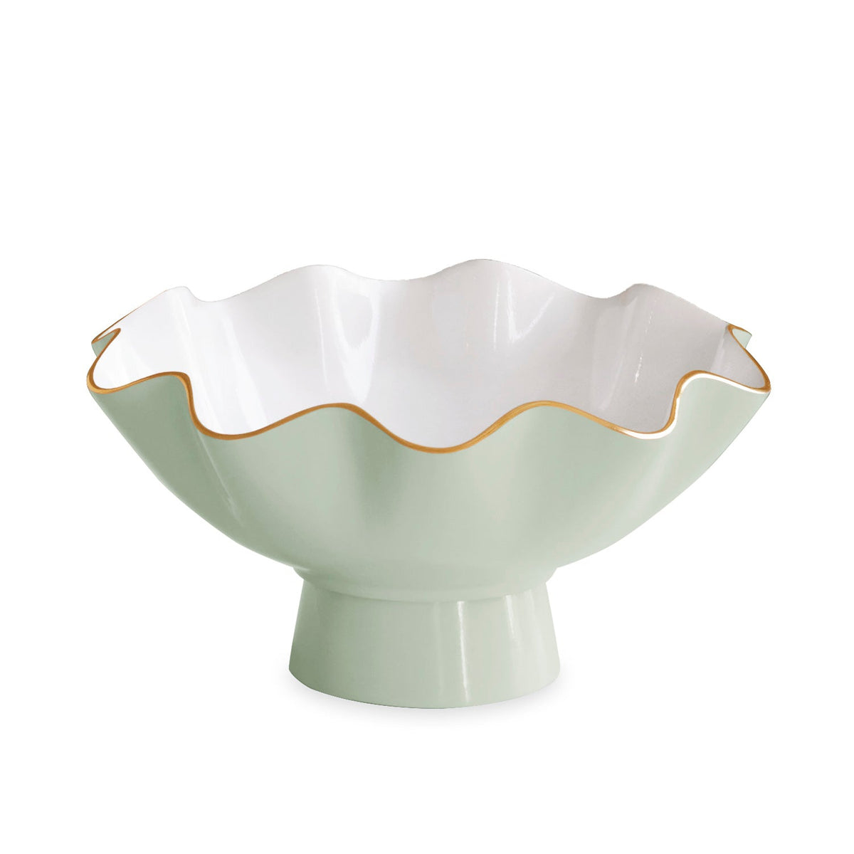 ENCANTO Carola Small Pedestal (Pistachio and White)