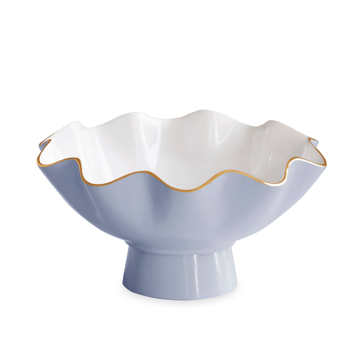 ENCANTO Carola Small Pedestal (Periwinkle and White)