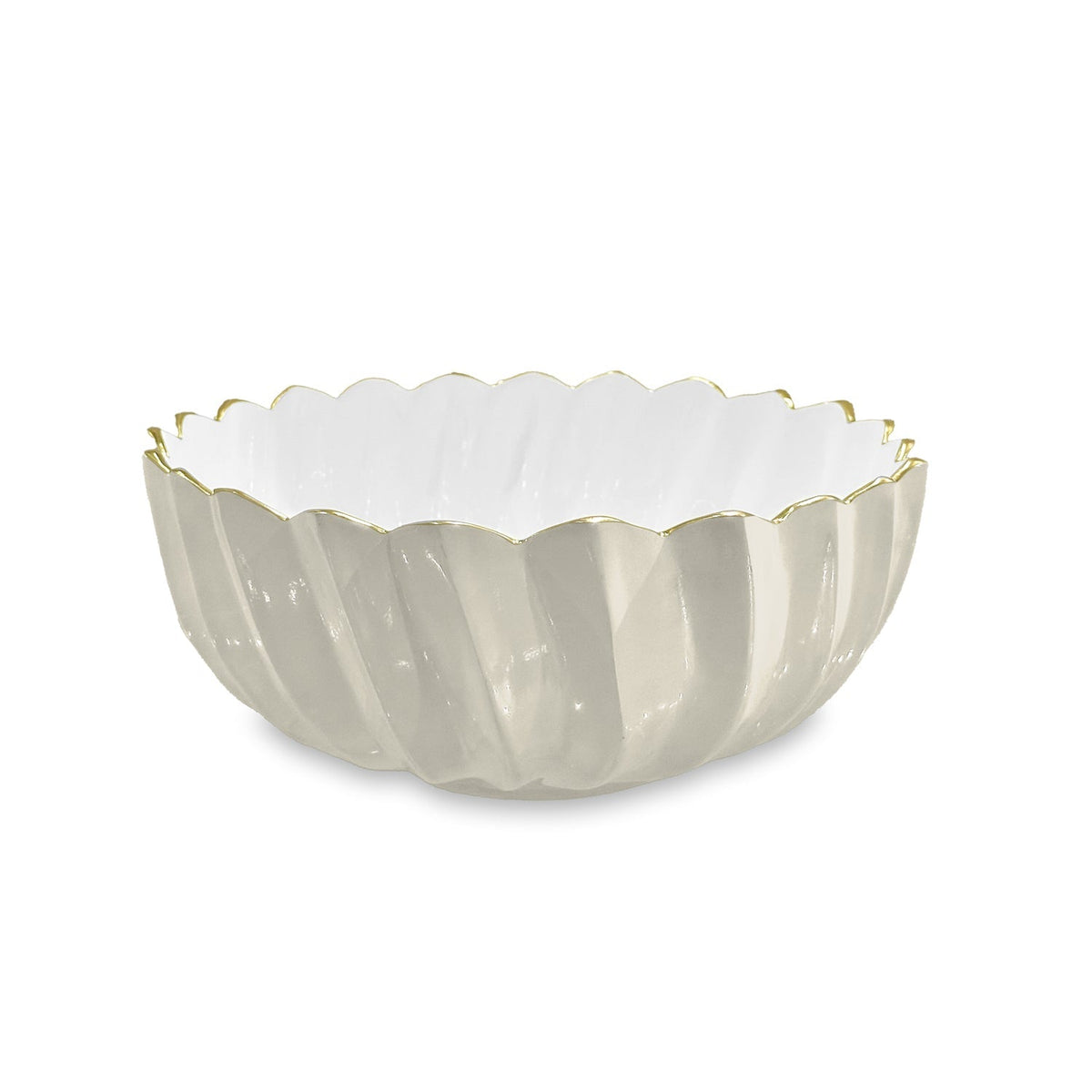 ENCANTO Orlando Medium Bowl (Cream and White)