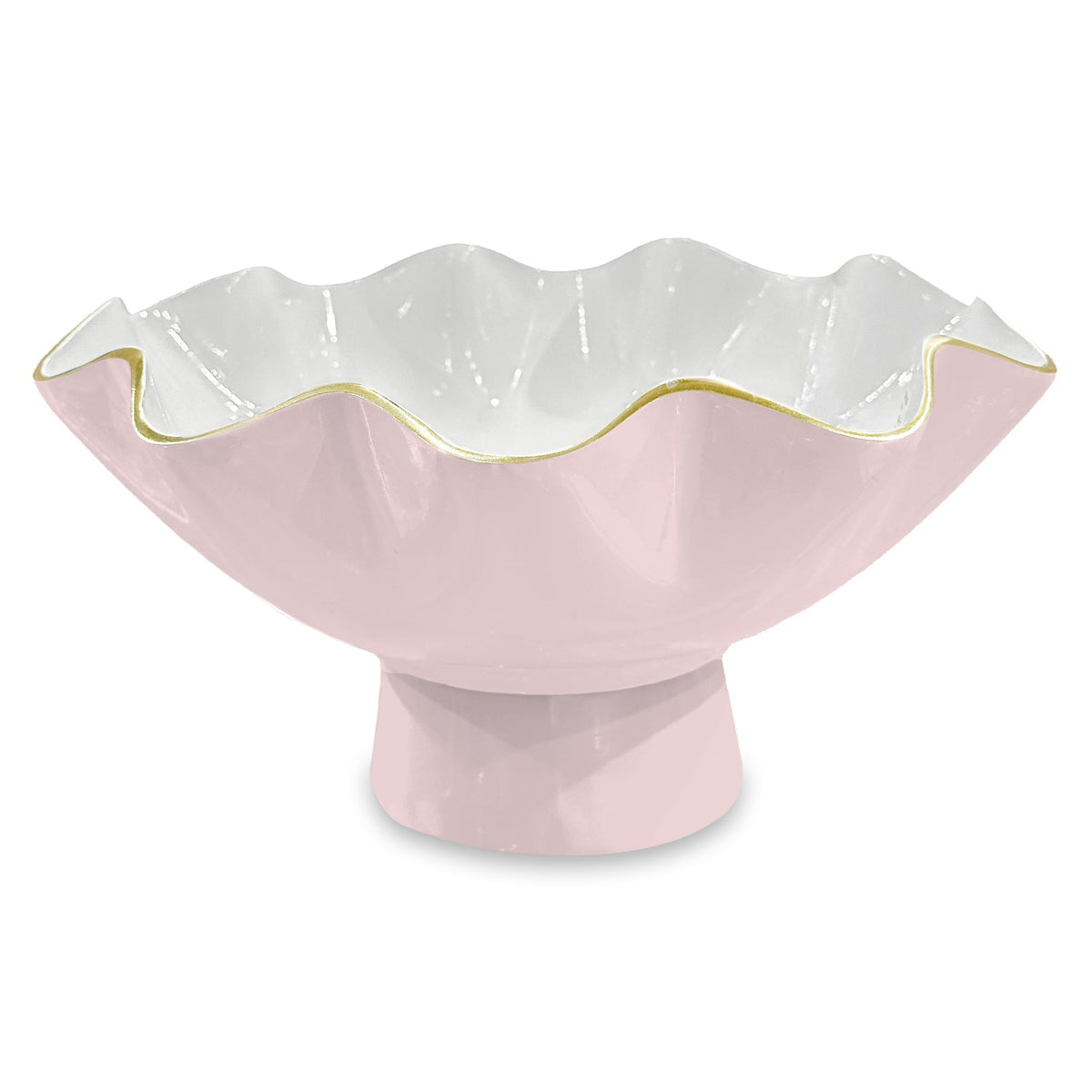 ENCANTO Carola Small Pedestal (Camellia and White)