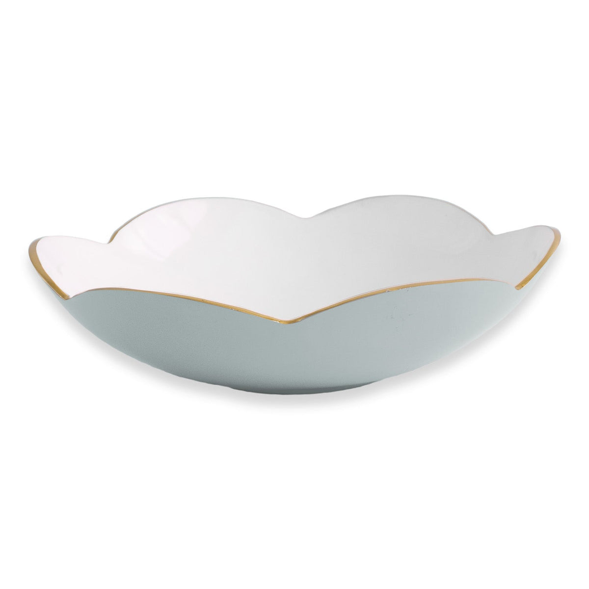 ENCANTO Amelia Medium Bowl Slate and White