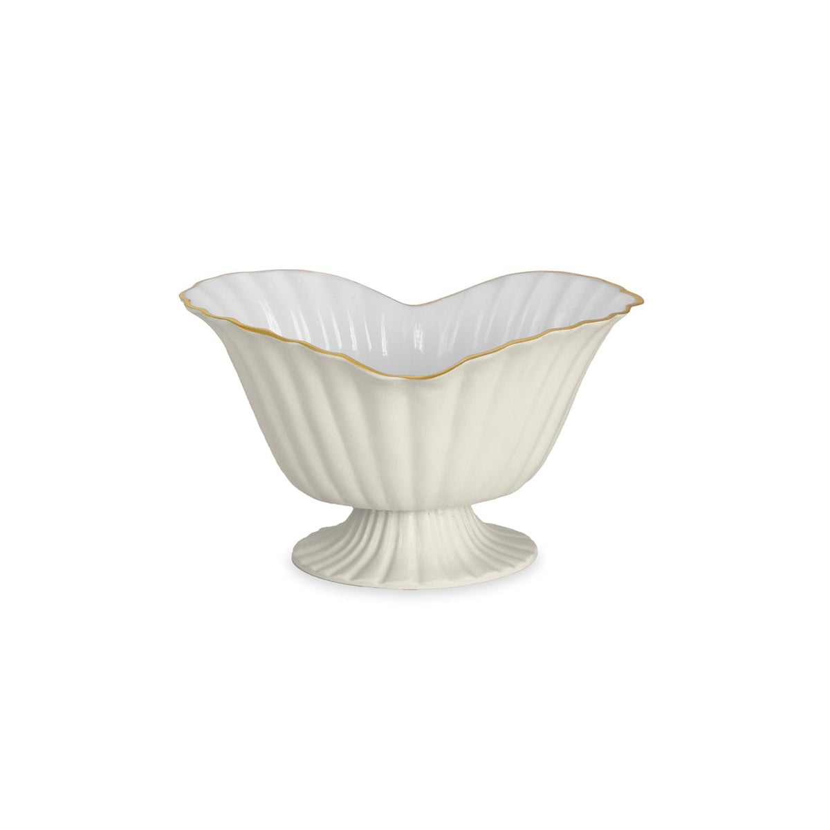 ENCANTO Vienna Medium Grissini Pedestal Cream and white