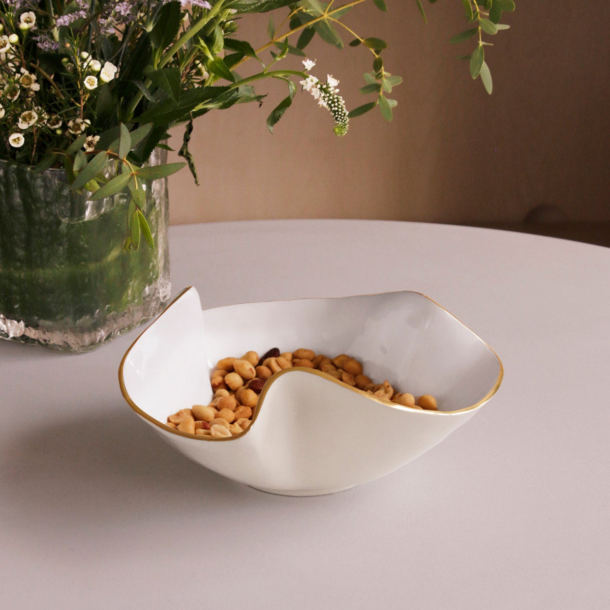 ENCANTO Aries Small Bowl Cream and White
