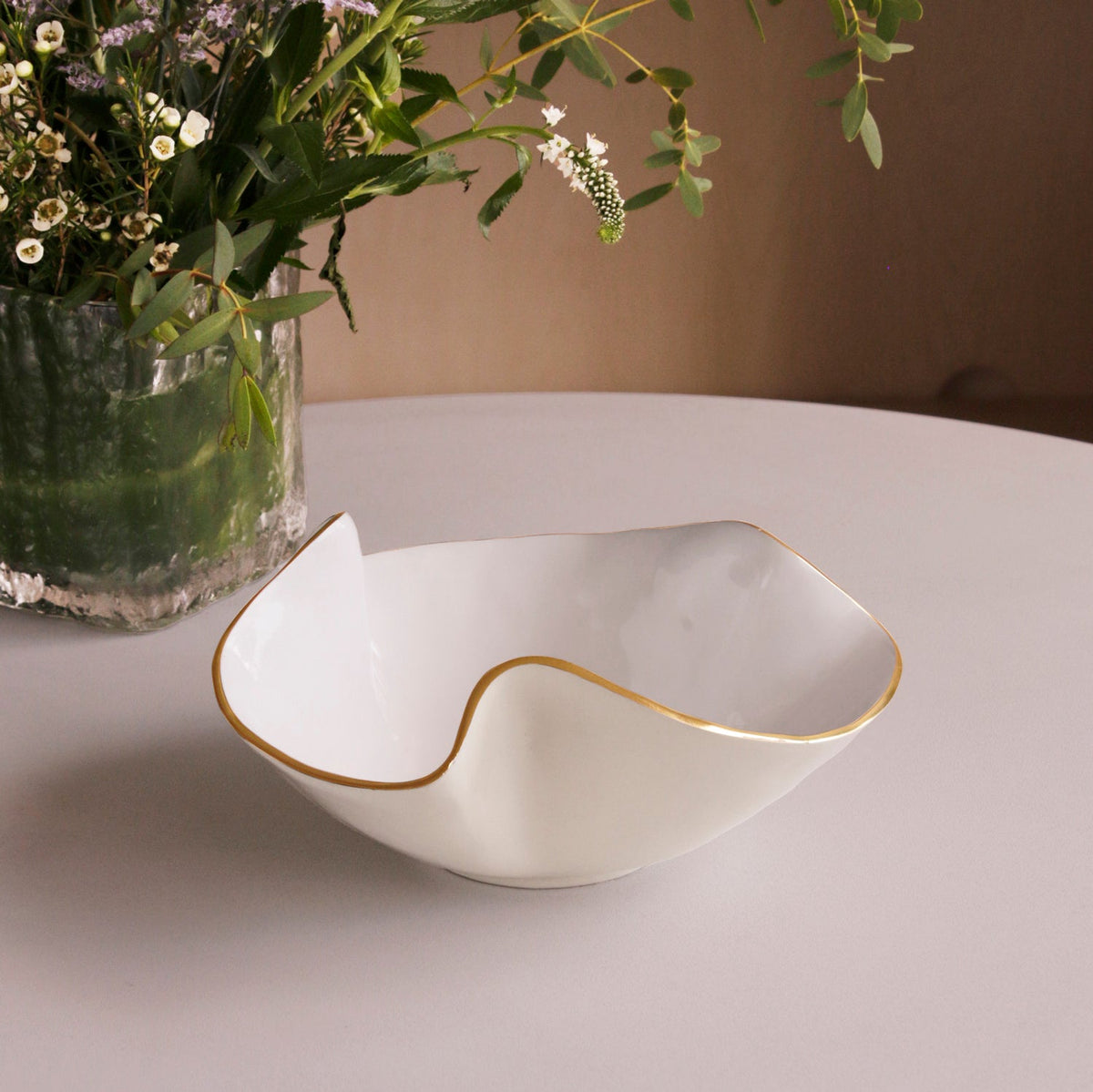 ENCANTO Aries Small Bowl Cream and White