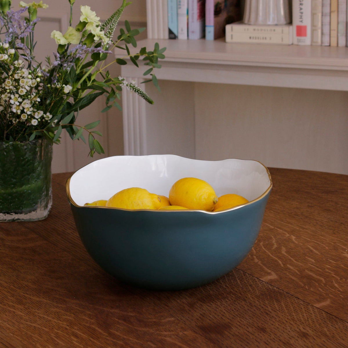 ENCANTO Osaka Large Bowl Midnight & White