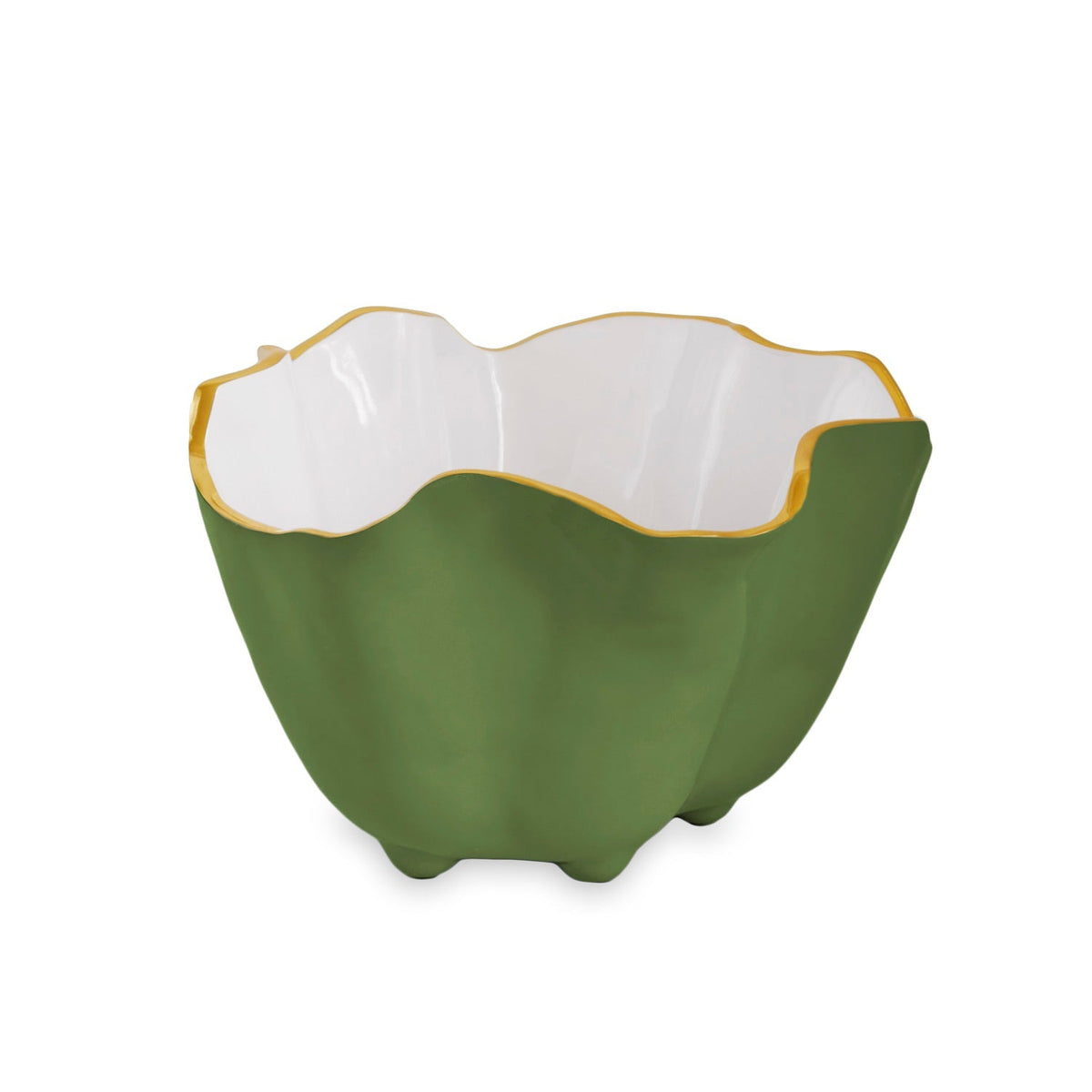 ENCANTO Onyx Ice Bucket Leaf Green and White