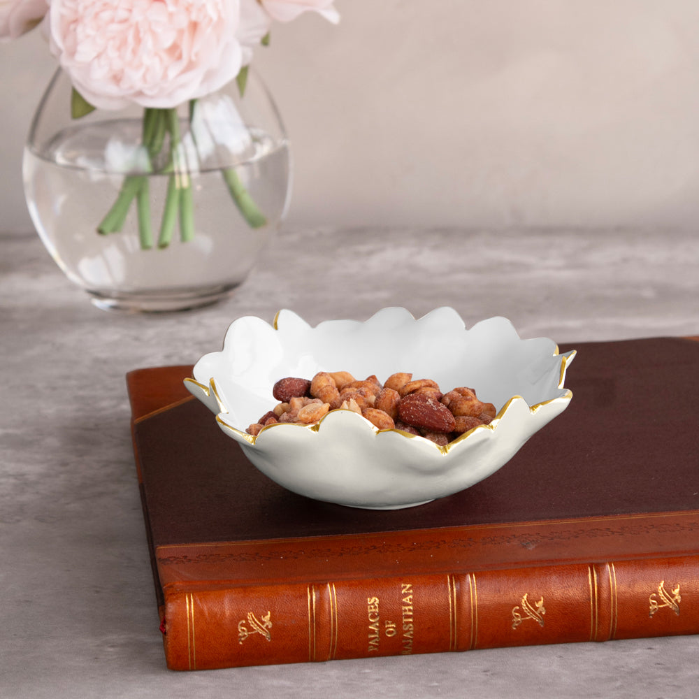 ENCANTO Colette Mini Round Bowl (Cream and White)