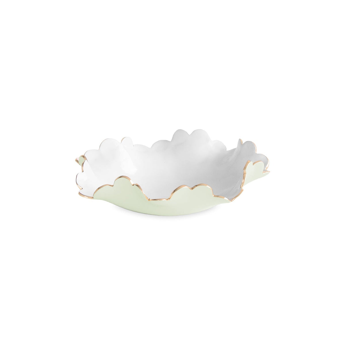 ENCANTO Colette Small Bowl (Pistachio and White)