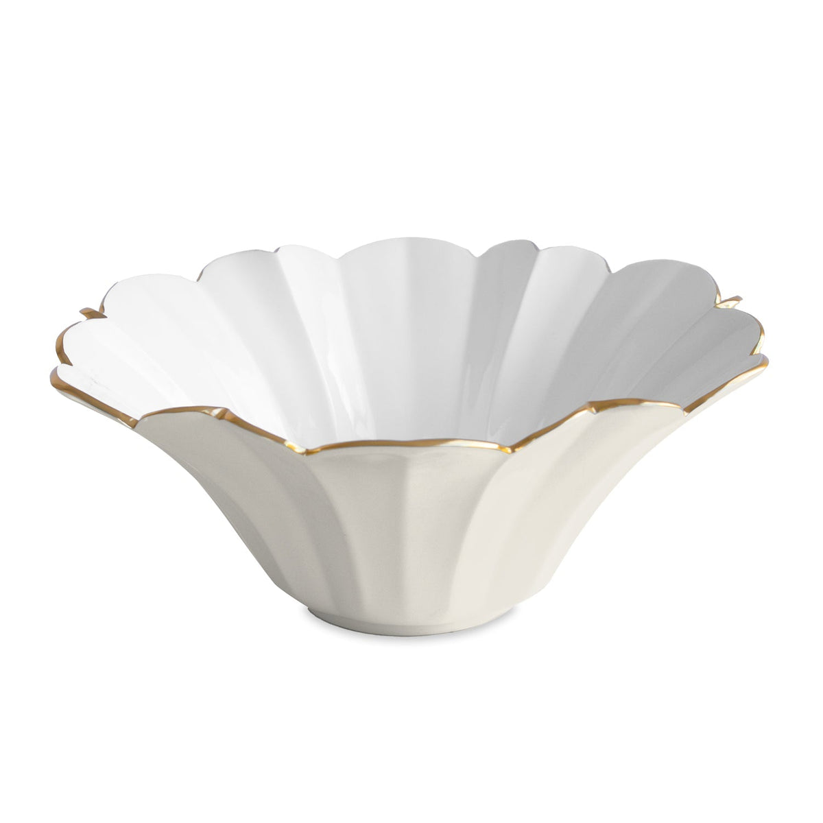 ENCANTO Avril Large Bowl (Cream and White)