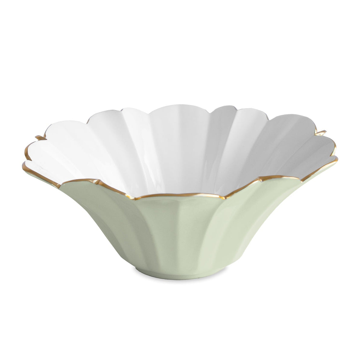 ENCANTO Avril Large Bowl (Pistachio and White)