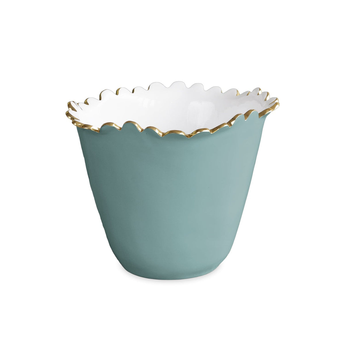 ENCANTO Colette Ice Bucket (Turquoise and White)