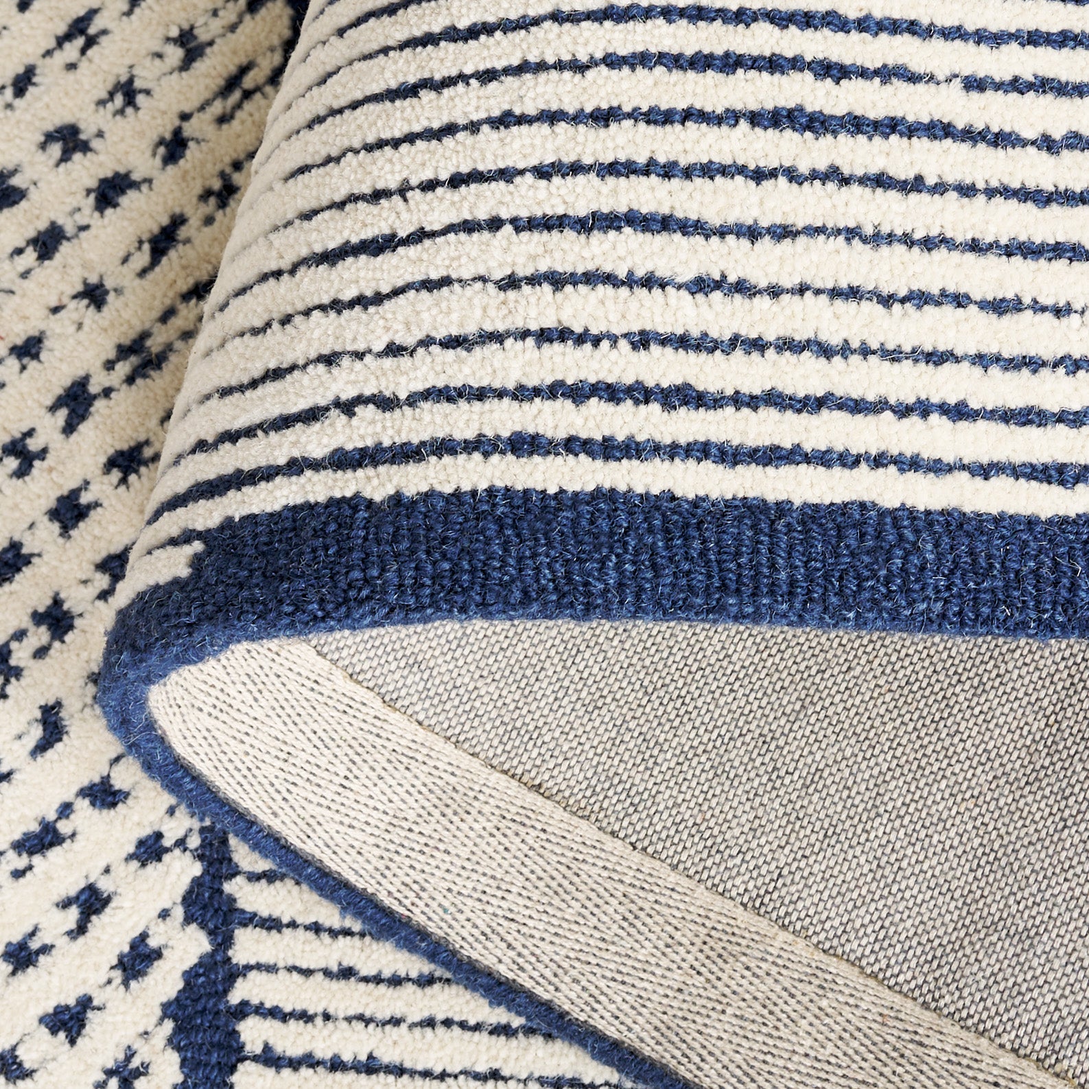 Ivory / Navy