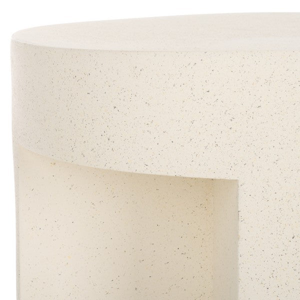 Aldrich Round Accent Table | Safavieh - ACC2821 - White