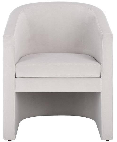 Elysian Accent Chair, ACH4016 | Safavieh - Light Grey Velvet