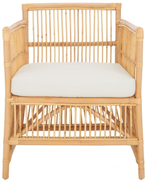 Alvis Accent Chair W/ Cushion, ACH6522 | Safavieh - Natural