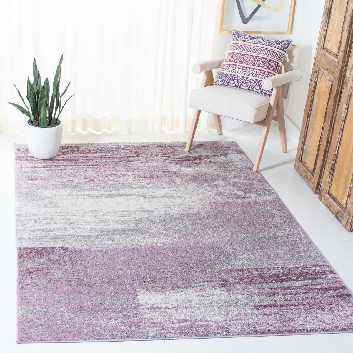 Safavieh Adirondack 112 Rug, Grey, ADR112 - Grey / Purple