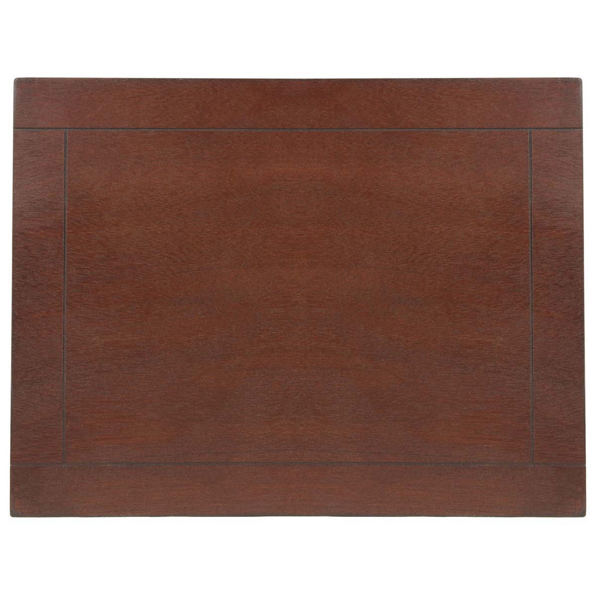 Safavieh Halle 3 Wicker Basket Storage Side Table - Cherry