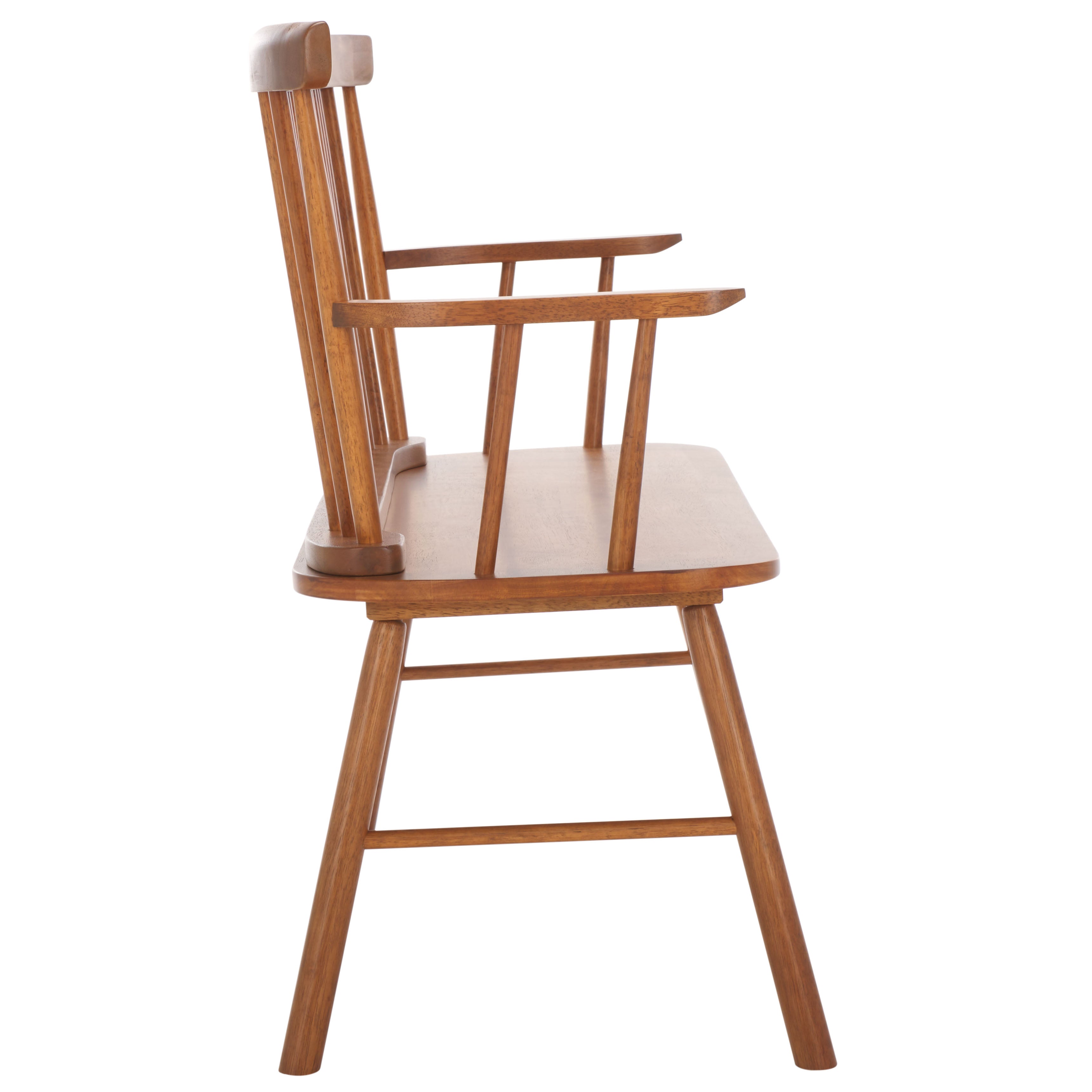 Safavieh Addison Spindleback Settee , AMH8513 - Honey