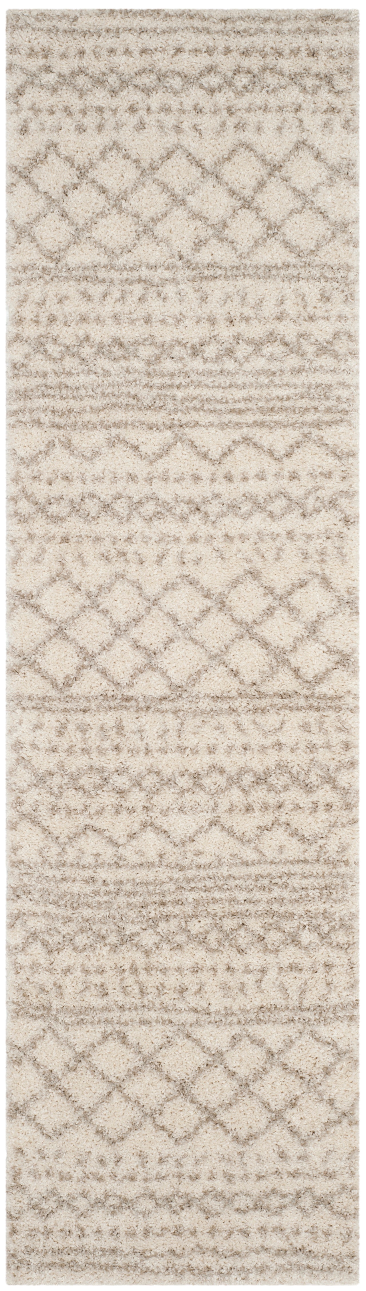 Safavieh Arizona Shag 741 Rug, Brown, ASG741 - Ivory / Beige