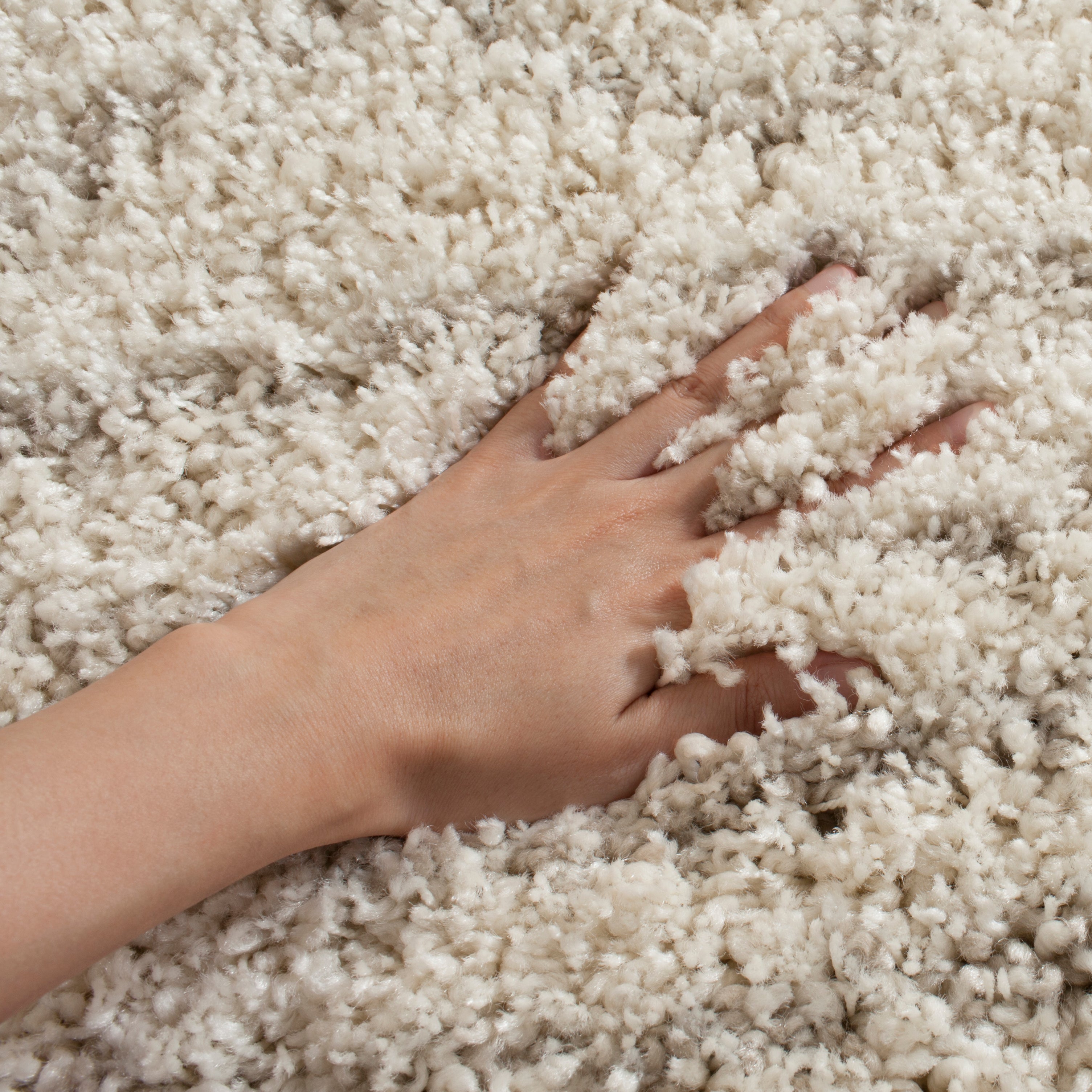 Safavieh Arizona Shag 741 Rug, Brown, ASG741 - Ivory / Beige