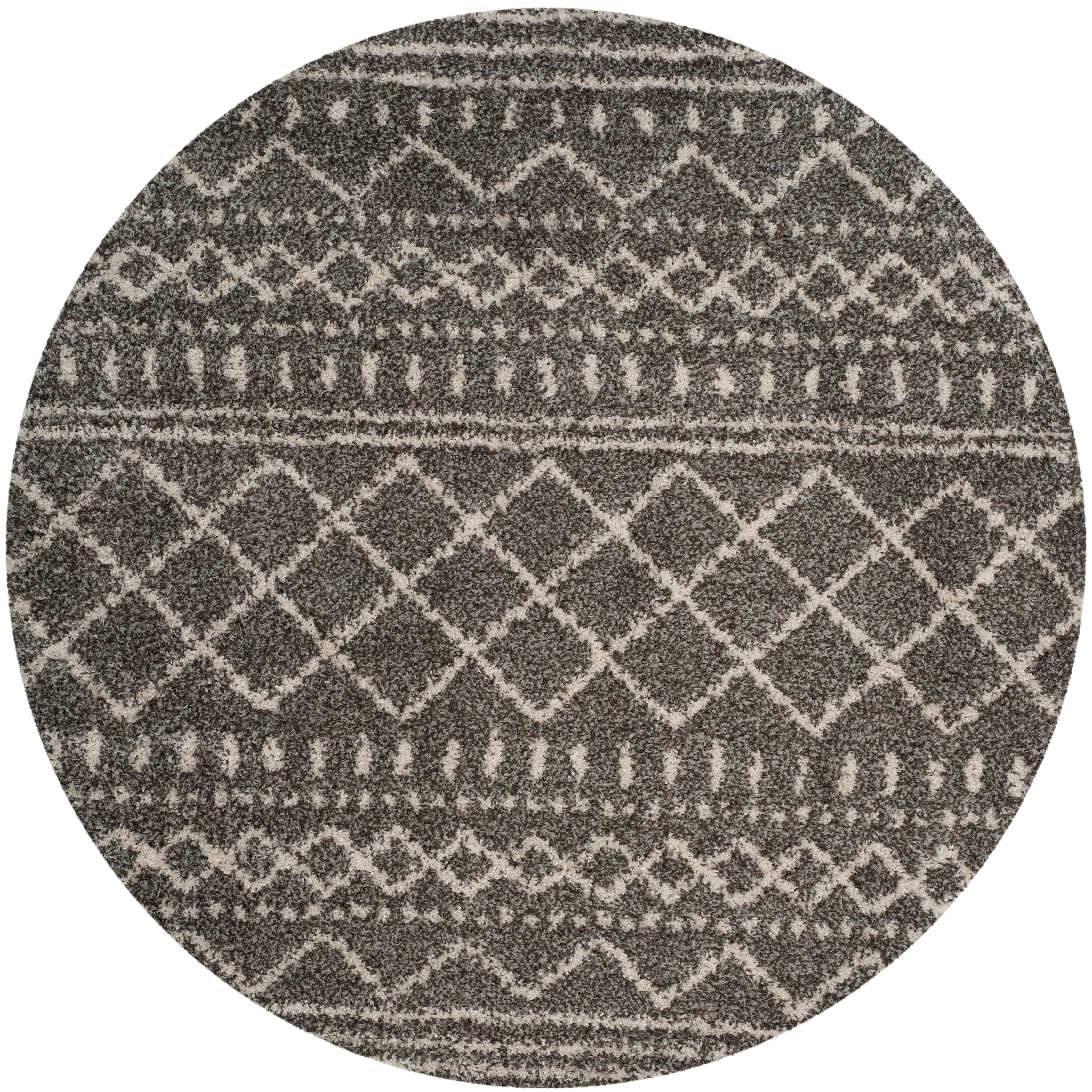 Safavieh Arizona Shag 741 Rug, Brown, ASG741 - Brown / Ivory