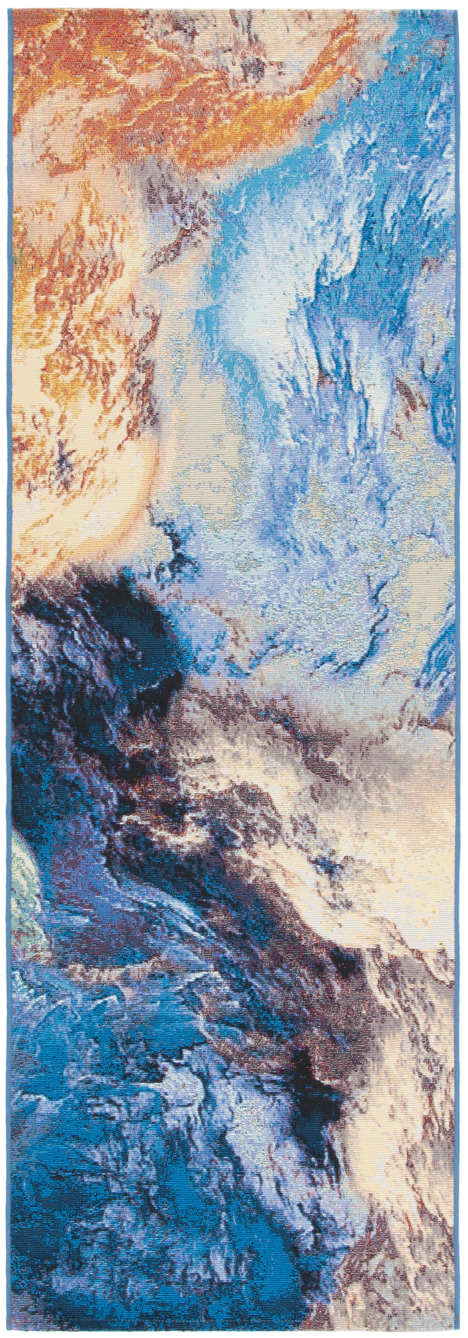 BLUE / RUST GOLD