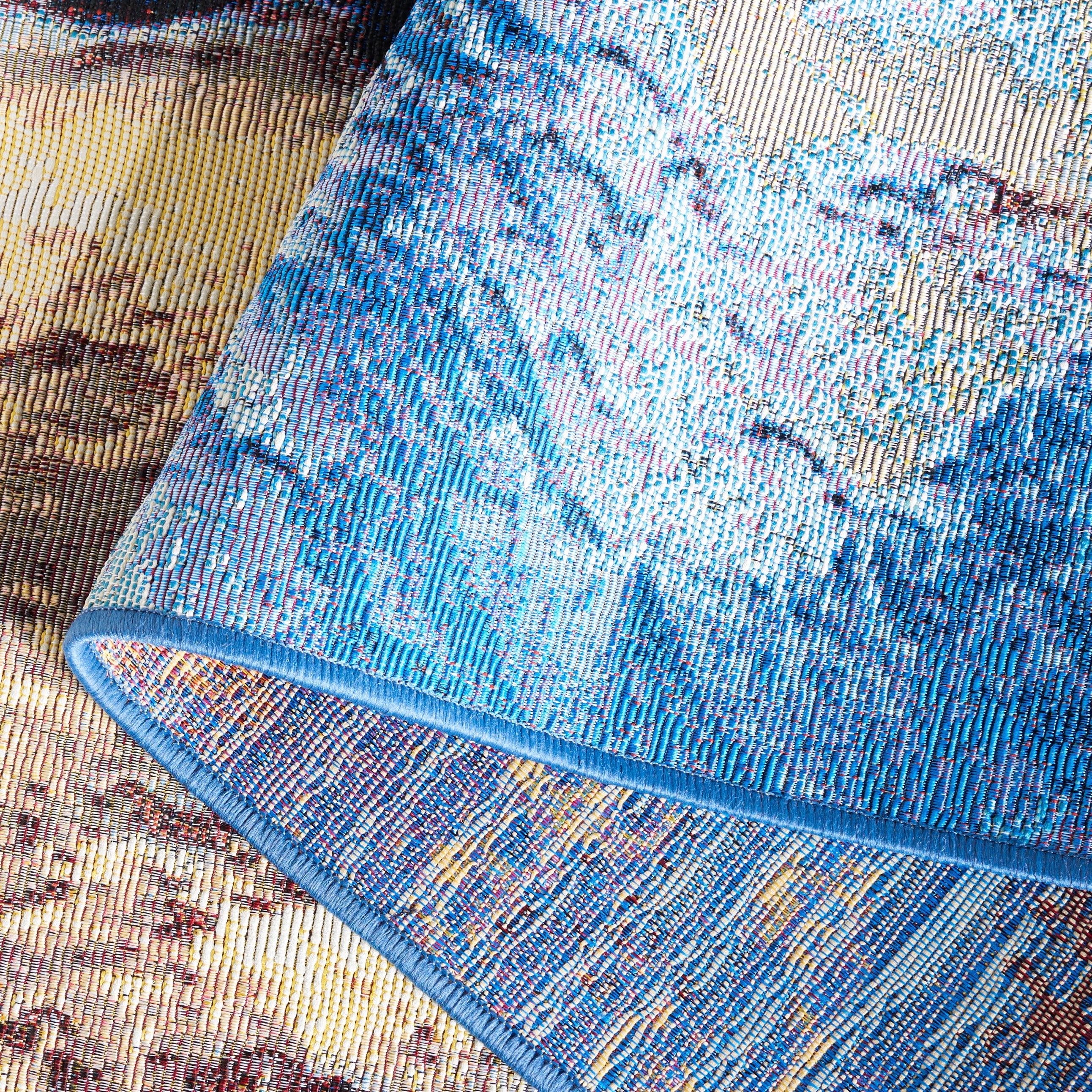 BLUE / RUST GOLD