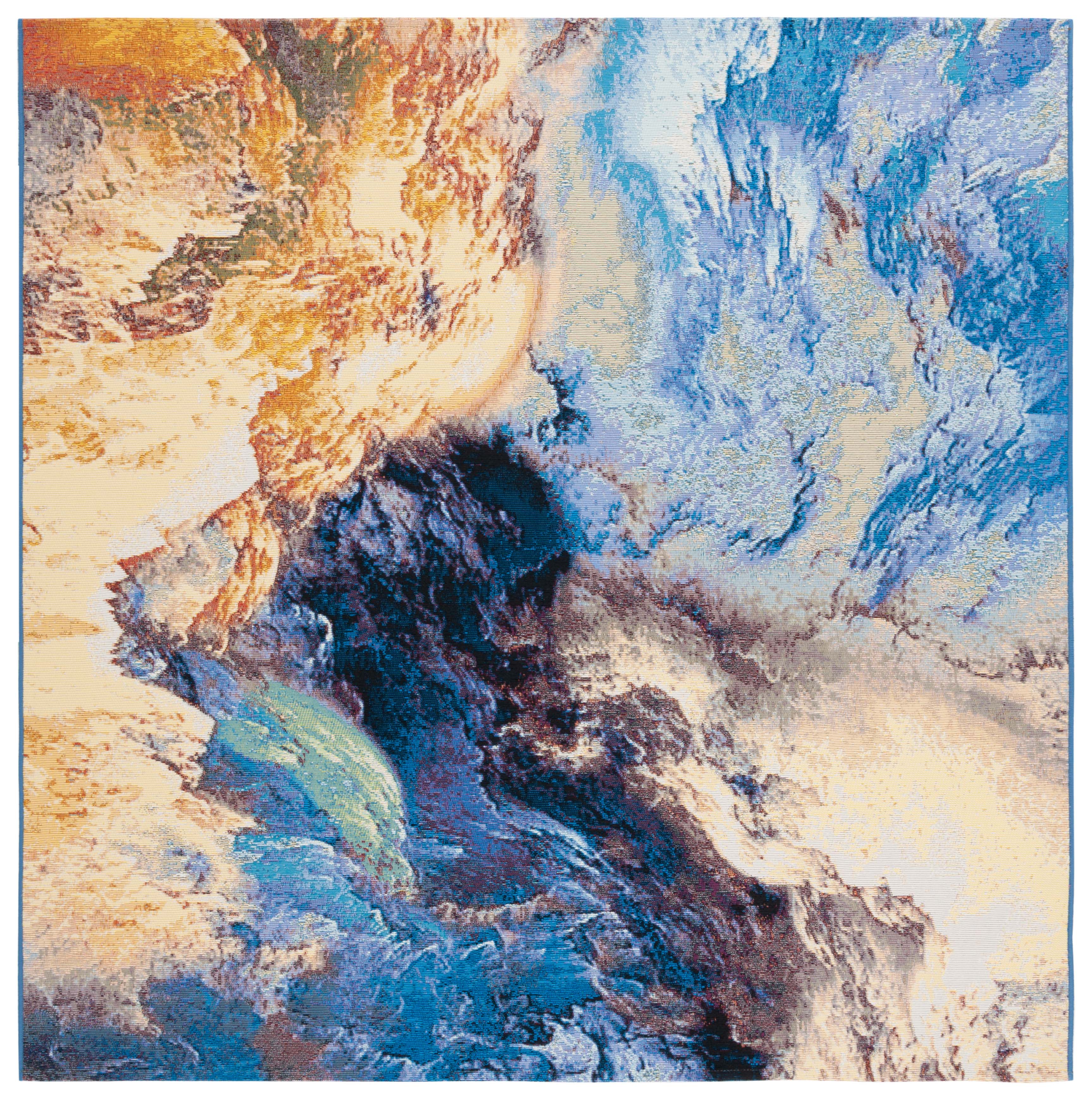 BLUE / RUST GOLD