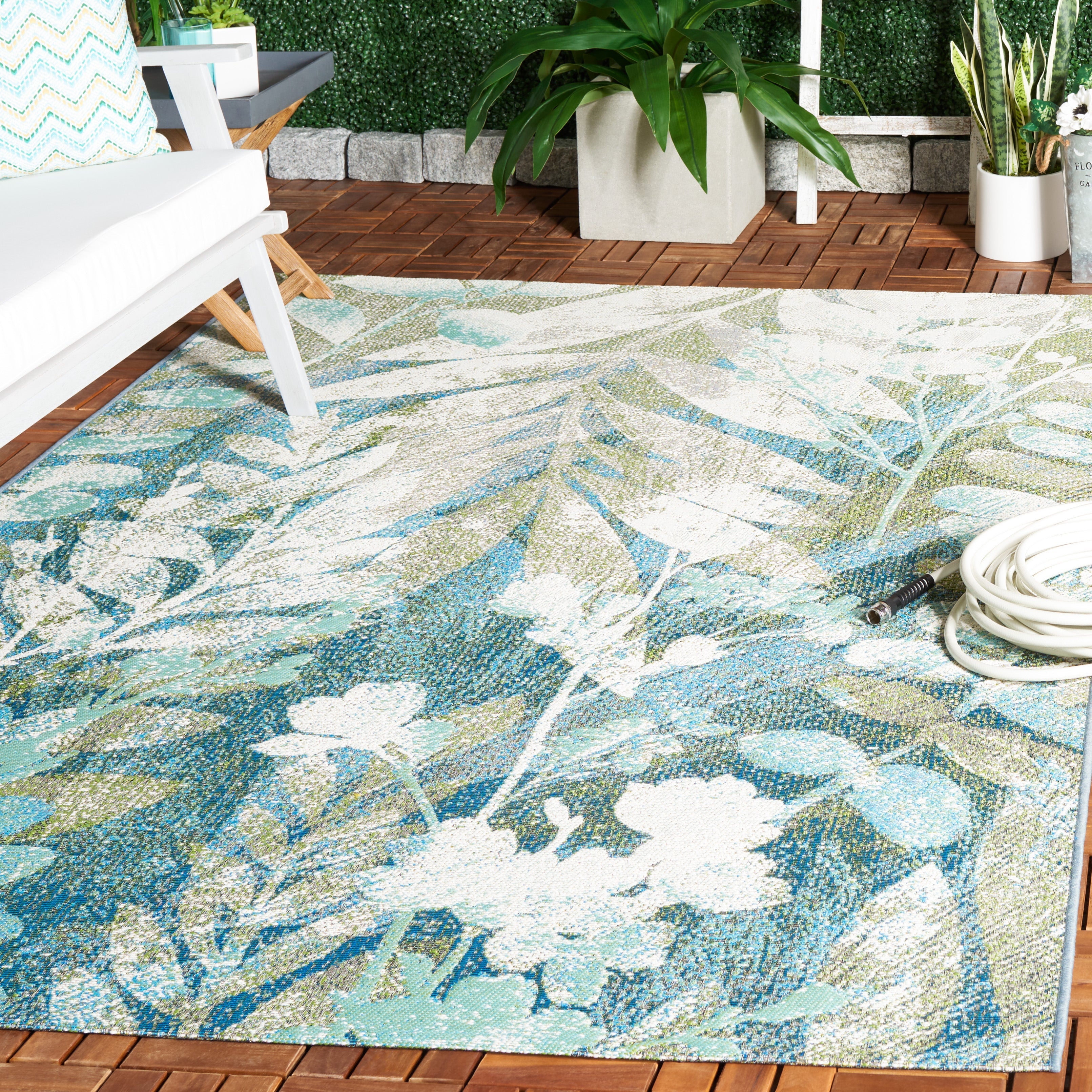 BLUE GREEN / IVORY