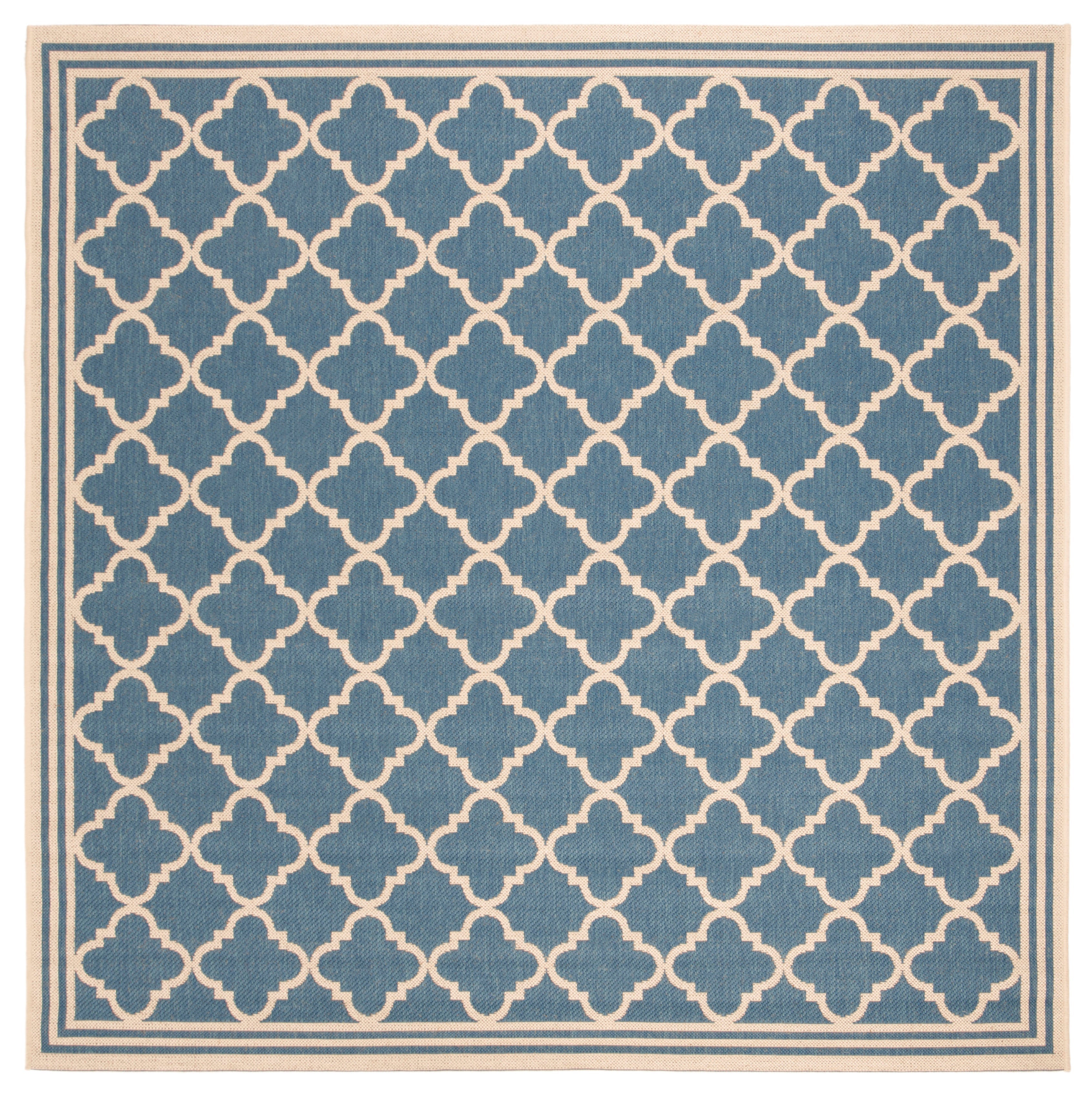 Beach House Rug | Safavieh - BHS121M - Blue / Cream
