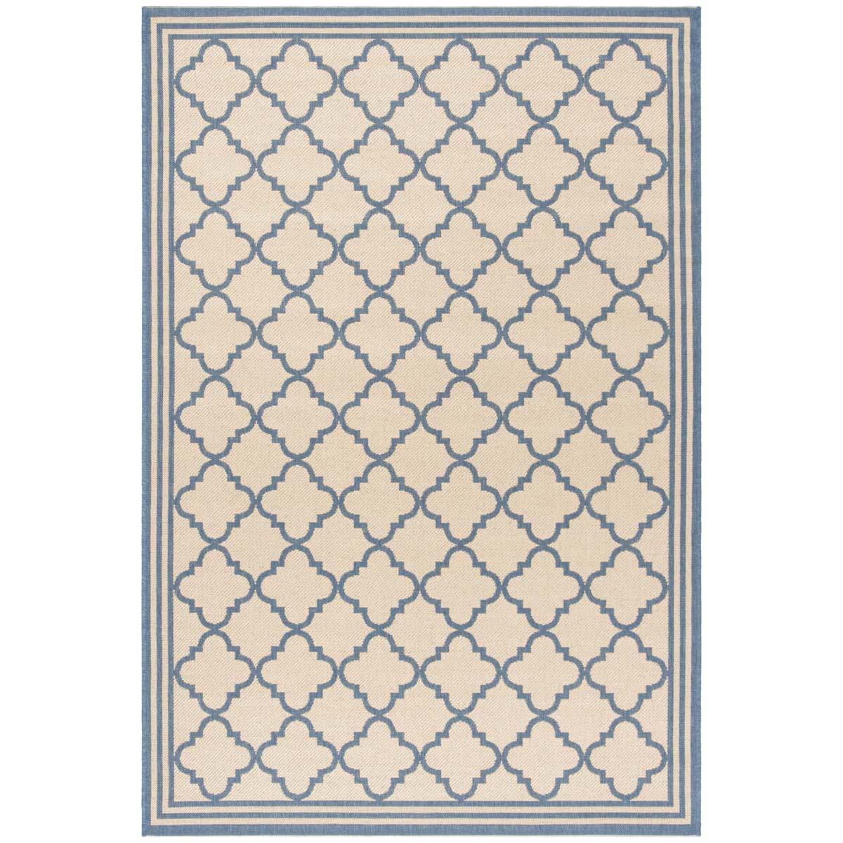 Beach House Rug | Safavieh - BHS121N - Cream / Blue