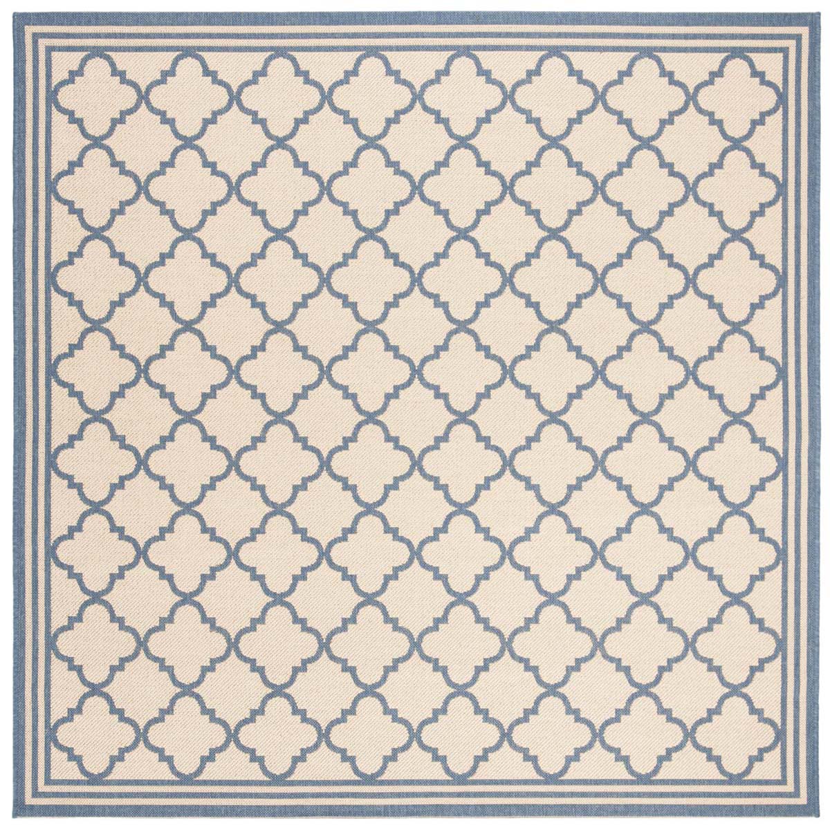 Beach House Rug | Safavieh - BHS121N - Cream / Blue