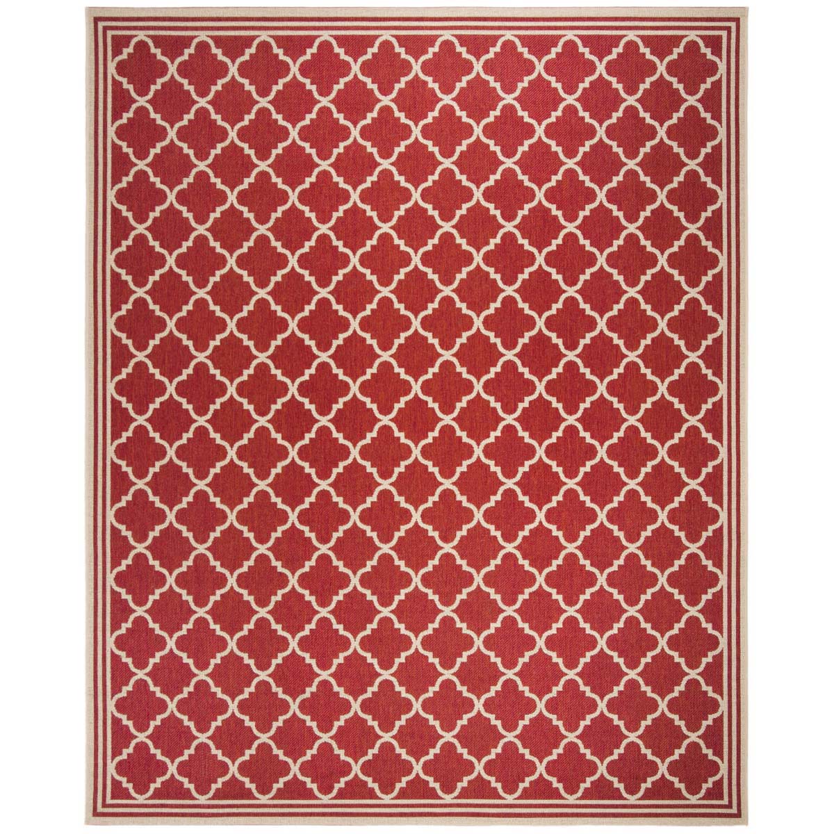 Beach House Rug | Safavieh - BHS121Q - Red / Cream