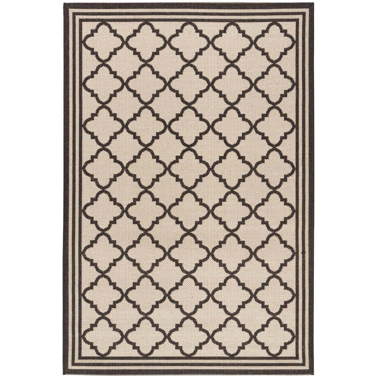 Beach House Rug | Safavieh - BHS121U - Cream / Brown