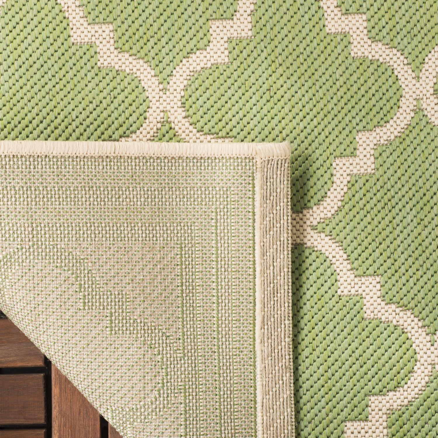 Beach House Rug | Safavieh - BHS121X - Olive / Cream