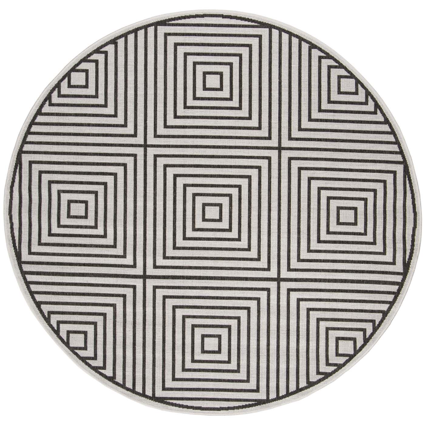 Beach House 123 Rug | Safavieh - BHS123 - Light Grey / Charcoal