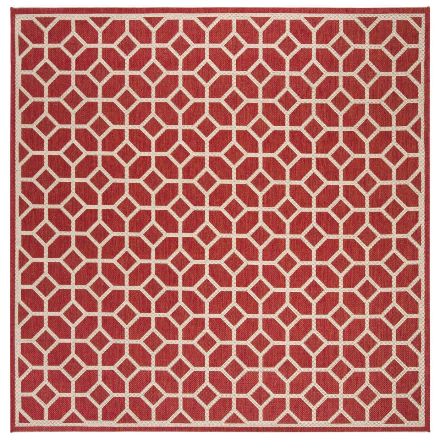 Beach House 127 Rug | Safavieh - BHS127 - Red / Cream