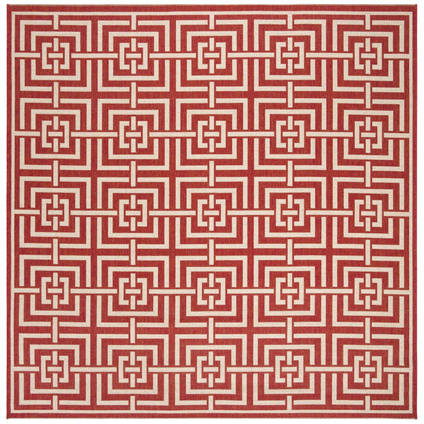 Beach House 128 Rug | Safavieh - BHS128 - Red / Cream