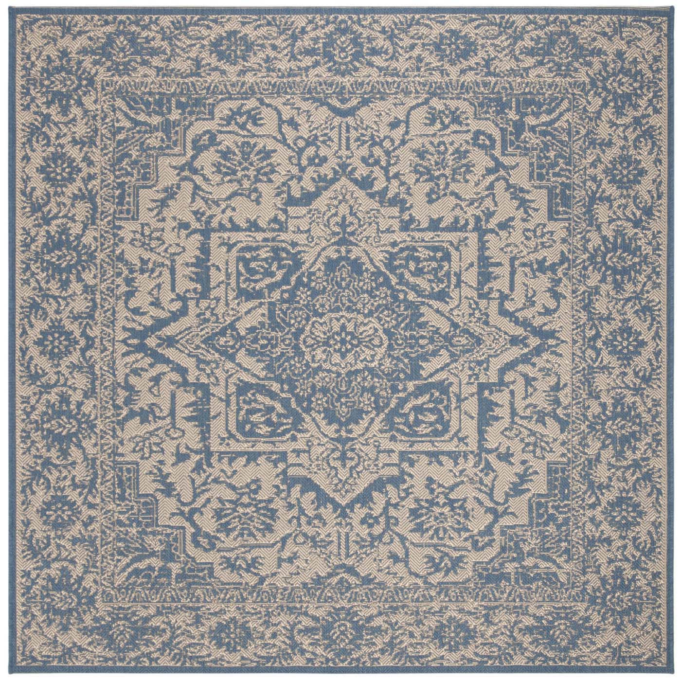 Beach House 139 Rug | Safavieh - BHS139 - Cream / Blue