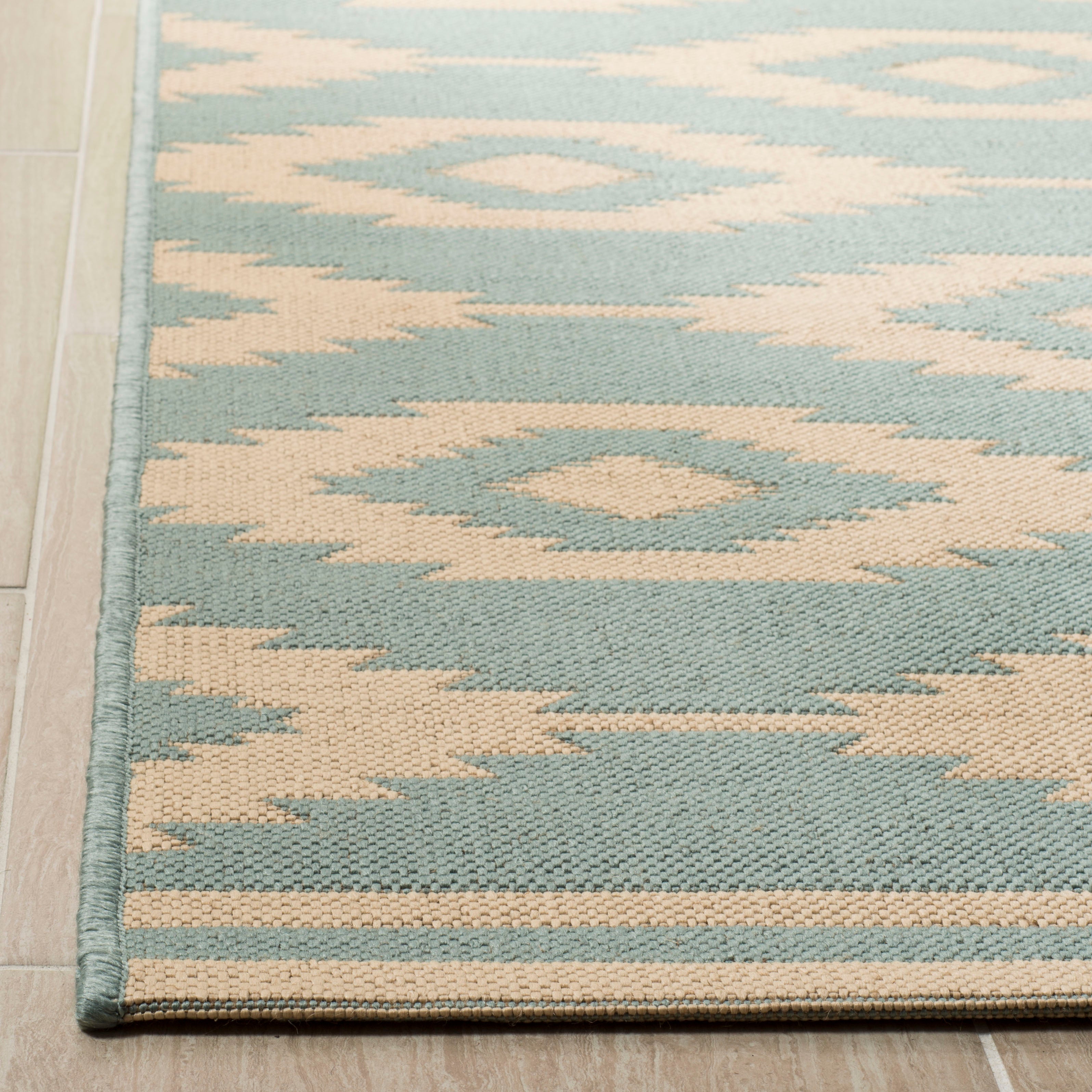 Safavieh Beach House 171 Rug, BHS171 - Cream / Aqua
