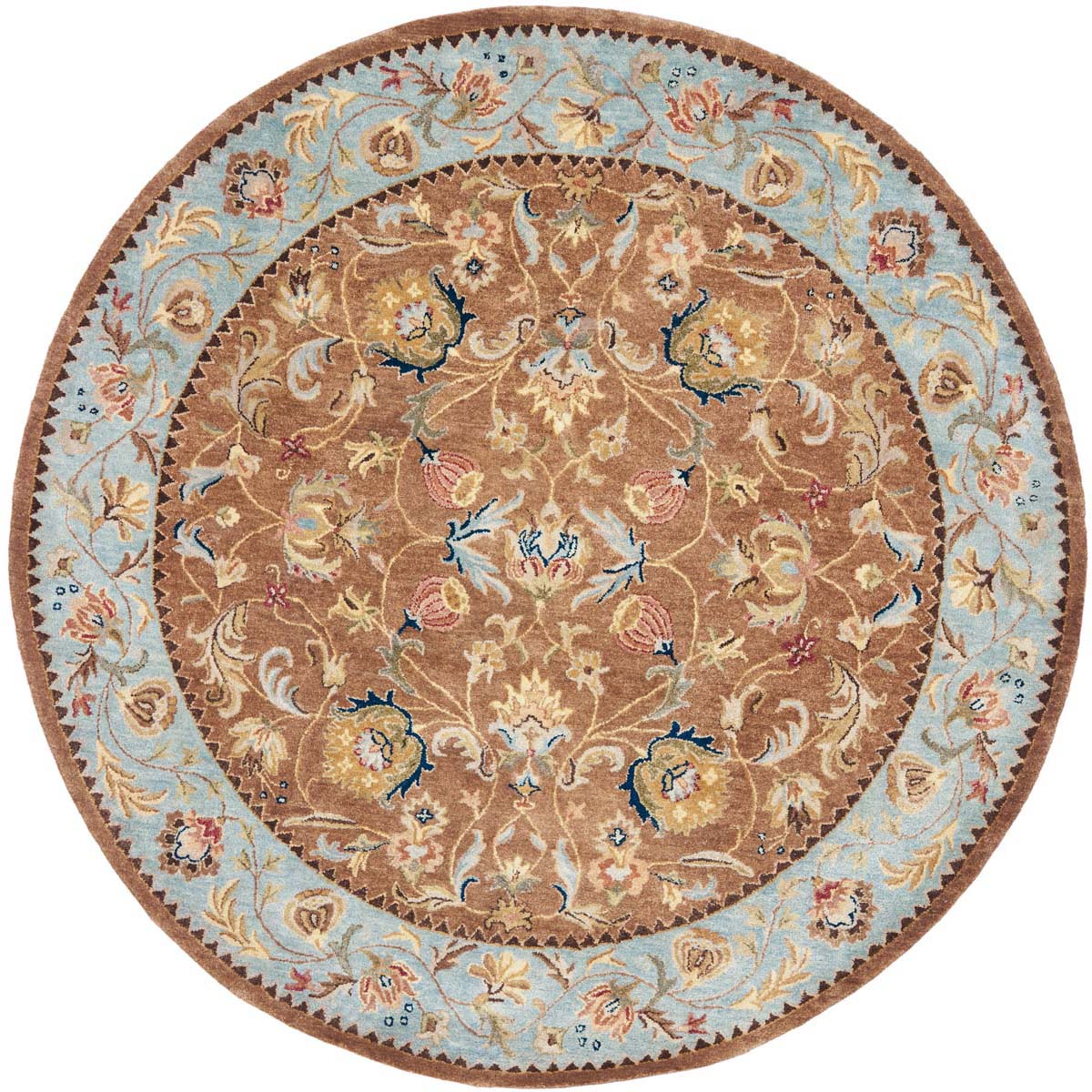 Bergama Rug | Safavieh - BRG161A - Brown / Blue