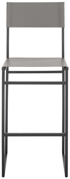 Layne Barstool, BST3021 | Safavieh - Grey / Black