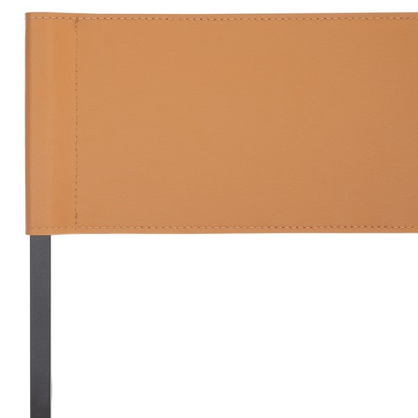 Layne Barstool, BST3021 | Safavieh - Cognac / Black