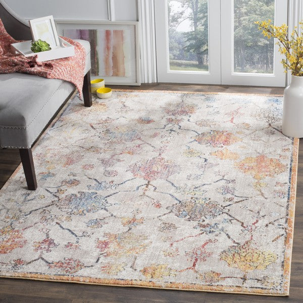 Bristol 444 Rug | Safavieh - BTL444 - Grey / Orange