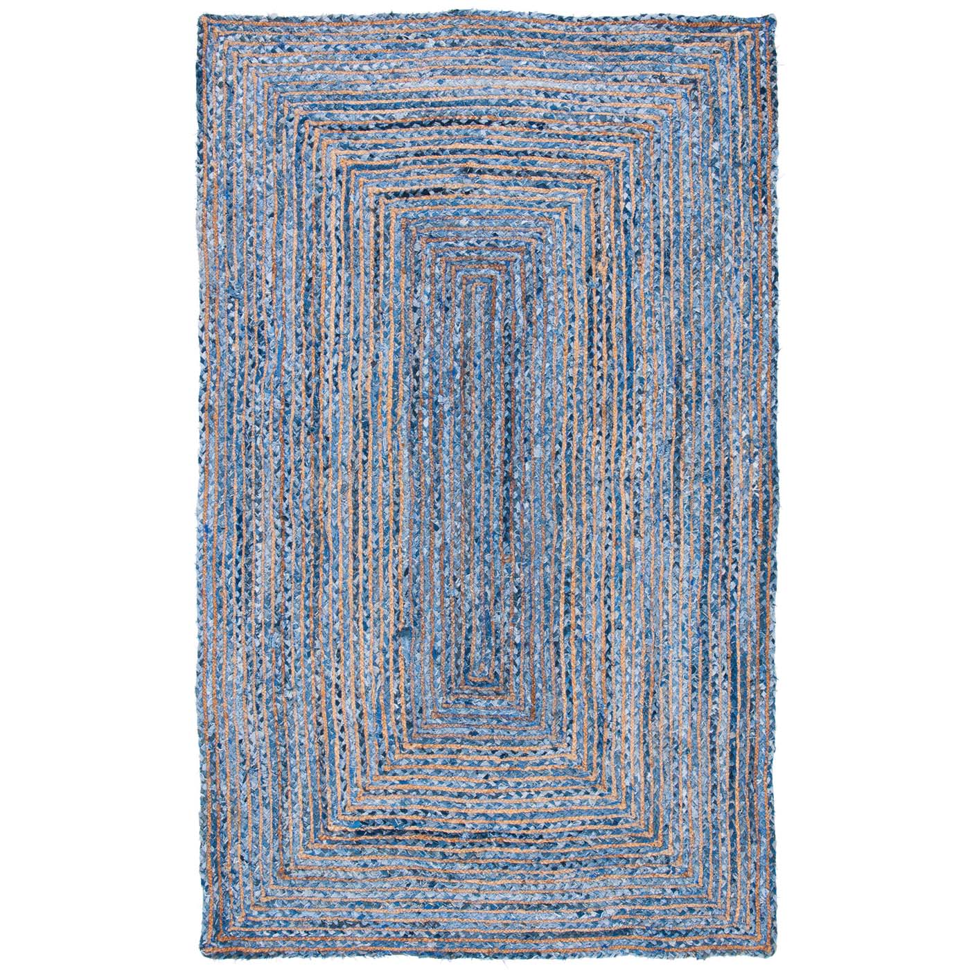 Safavieh Cape Cod 202 Rug, Natural, CAP202 - Blue / Natural